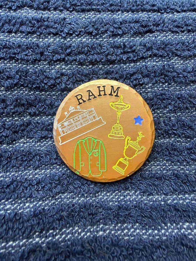 Jon Rahm marker 8
