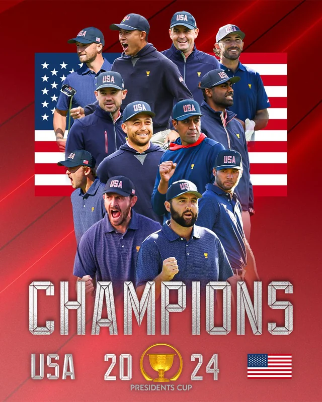 US Presidents Cup Team 2024 marker 5