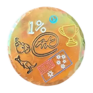 1% — Custom Golf Ball Marker