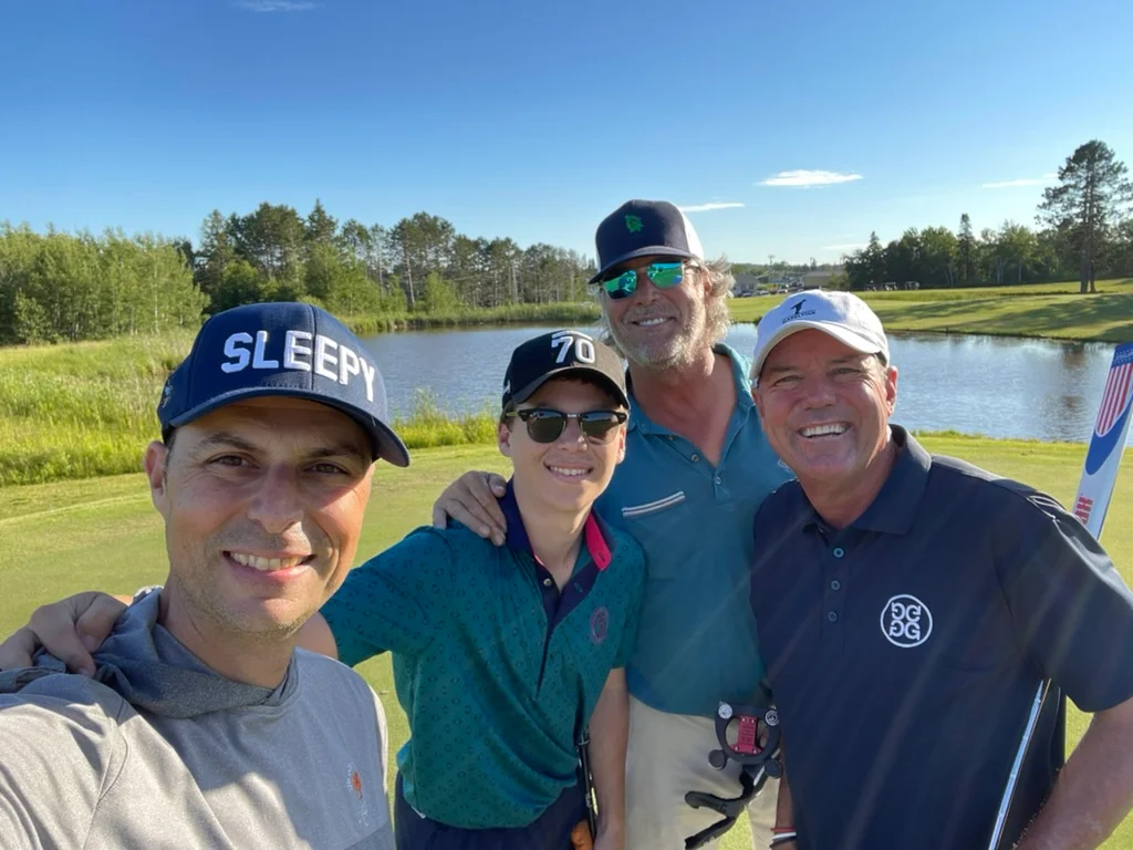 Played Hazeltine National with Rich Beem