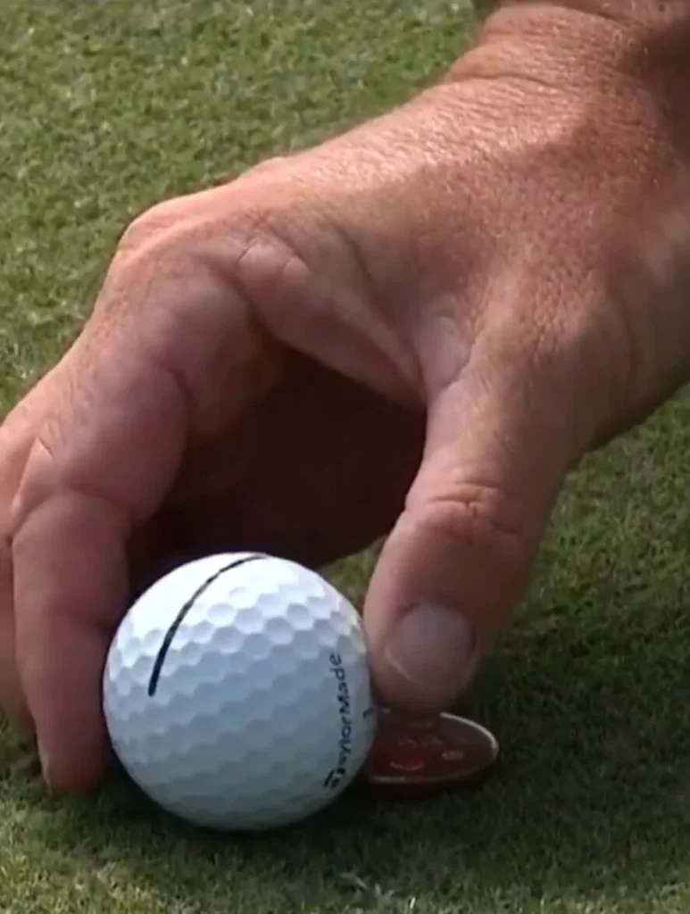 WGC Match Play – Rory spotted using a GLM marker for the first time