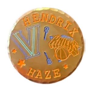 Hendrix Haze — Custom Golf Ball Marker