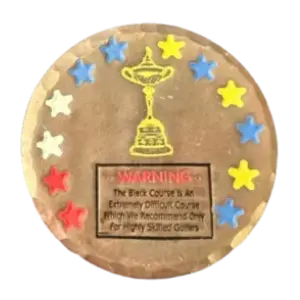 Ryder Cup Warning — Custom Golf Ball Marker